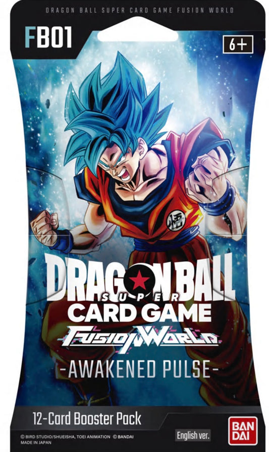 Dragon Ball Fusion World FB01 Blister Pack (opened live)