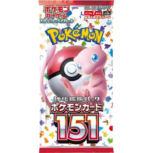 151 Booster Pack Japanese (Opened Live)