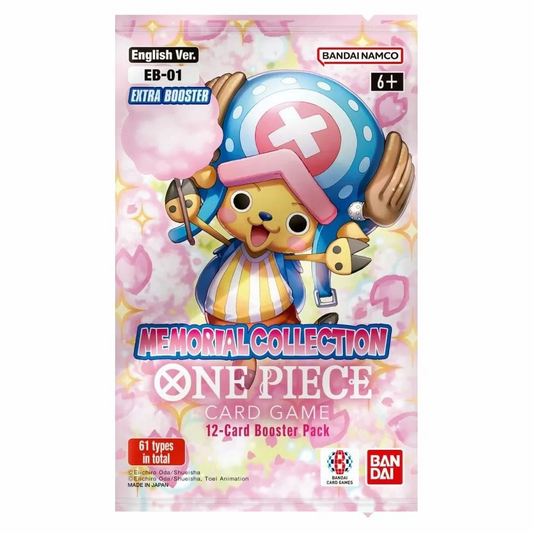 One Piece Memorial Collection EB01 Booster Pack (opened live)