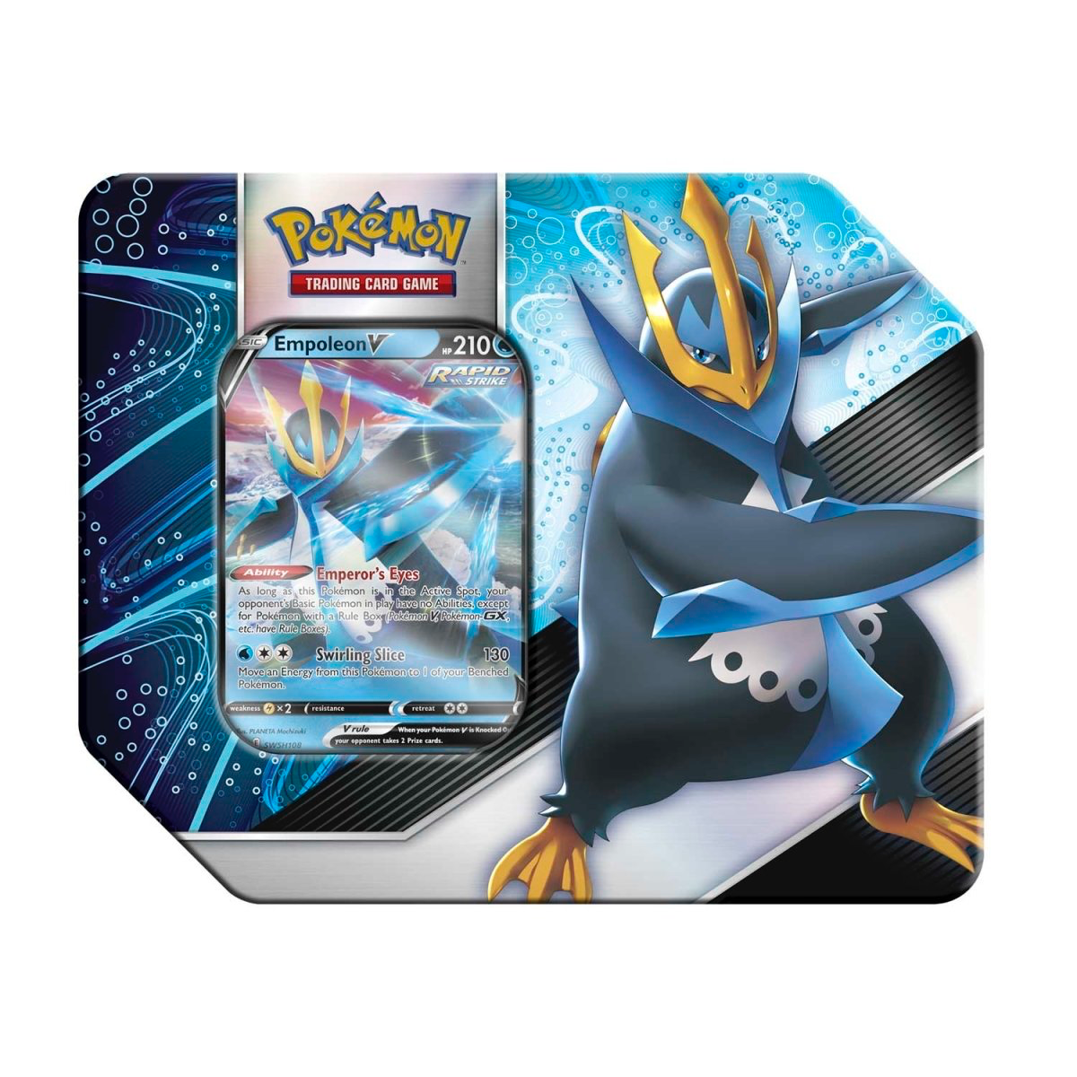 Empoleon V Striker Tin (opened live)